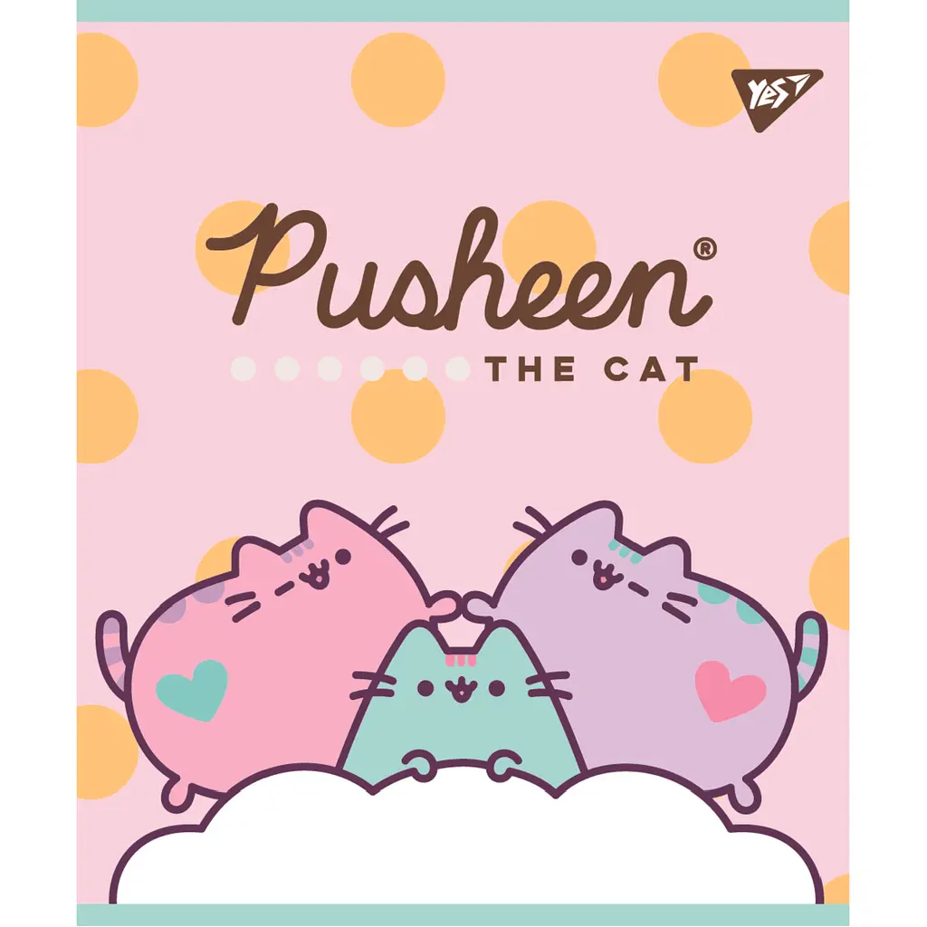 Набір зошитів Yes Pusheen А5 в лінійку 18 аркушів 10 шт. (766826) - фото 2