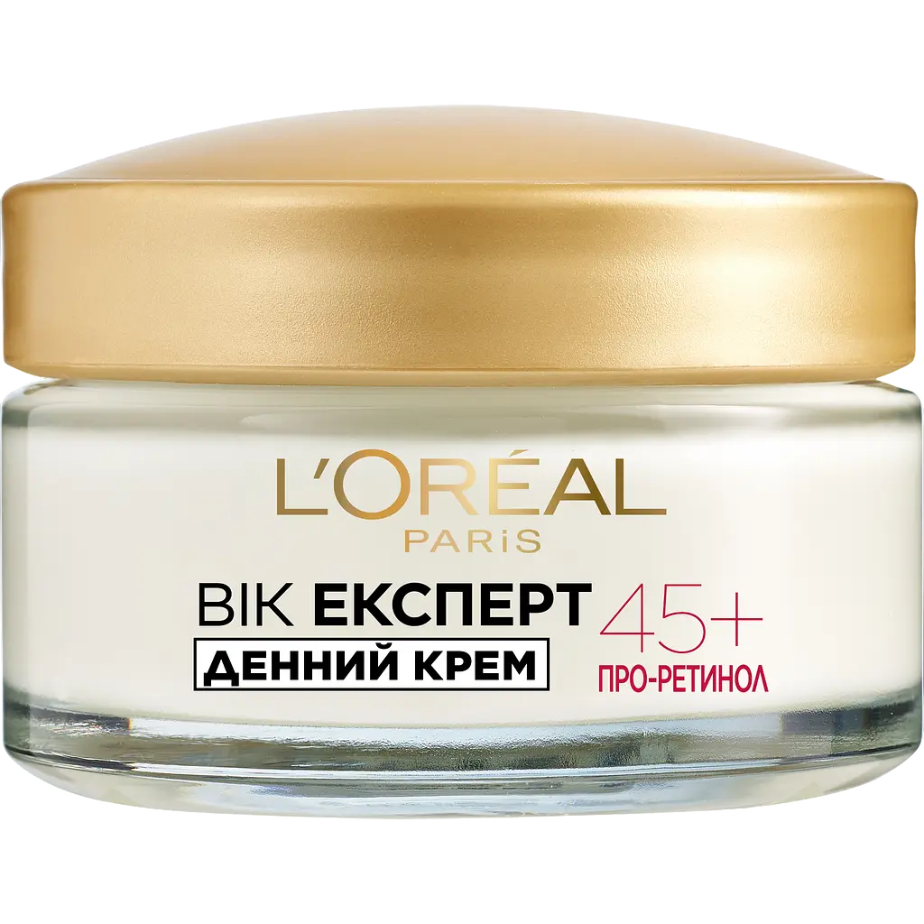 Набор: нічний крем для обличчя L'Oreal Paris Вік експерт 45+ Ліфтинг-догляд проти зморщок 50 мл + дневной крем для лица L'Oreal Paris Возраст эксперт 45+ Лифтинг-уход против морщин 50 мл - фото 3