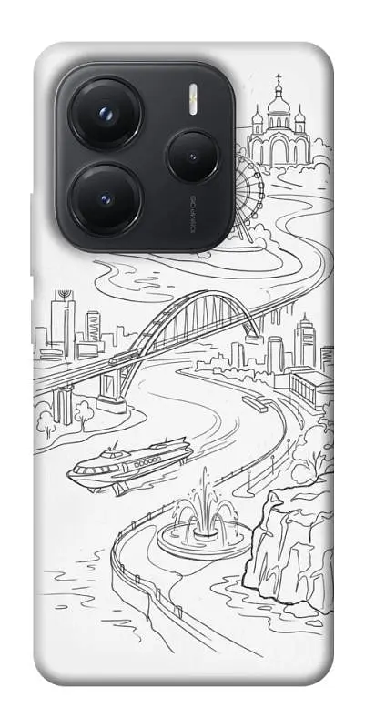 TPU чохол Demsky Dnipro spirit для Xiaomi Redmi Note 14 5G