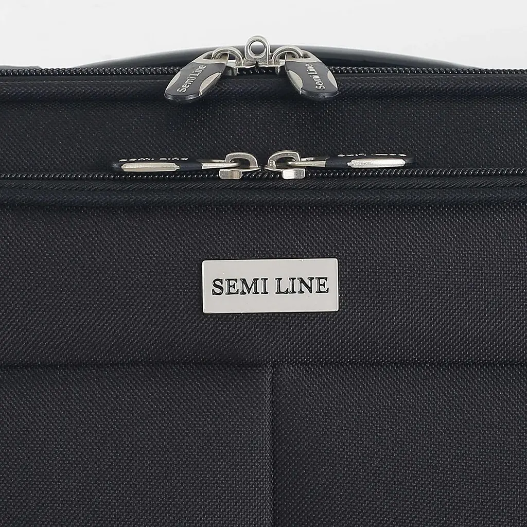 Чемодан Semi Line 20" (S) Black/Blue Lines (T5753-1) - фото 8