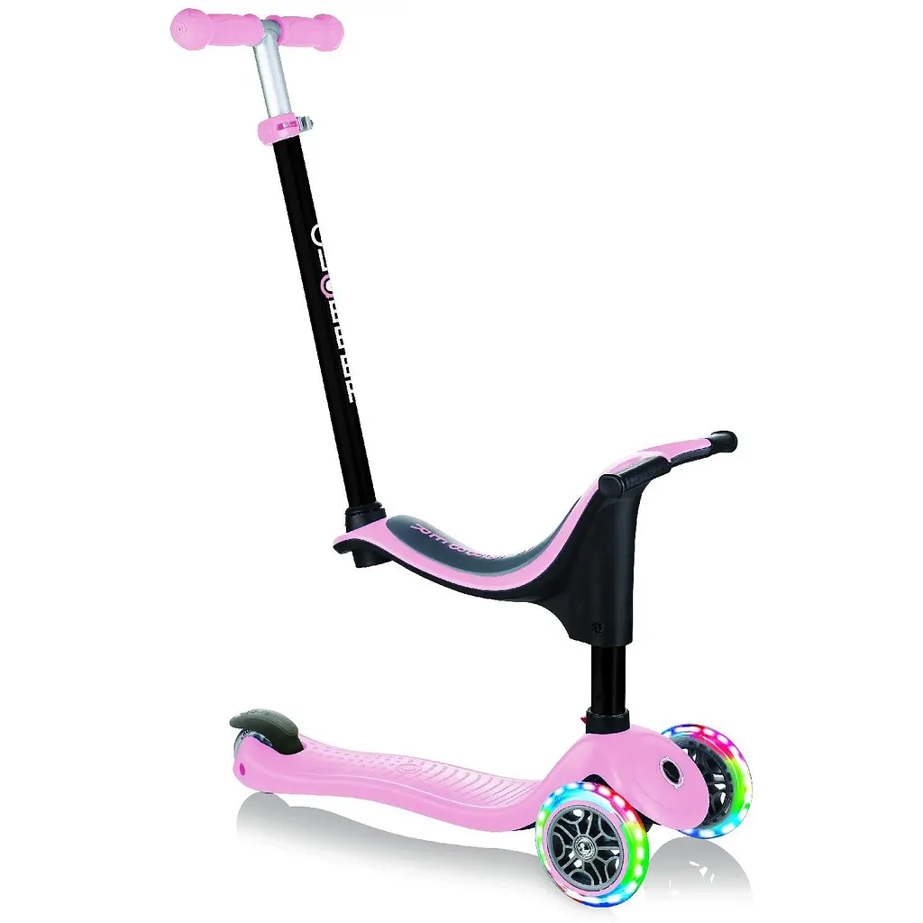 Самокат Globber Go Up Sporty з підсвічуванням світло-рожевий (452-210-3) - фото 6