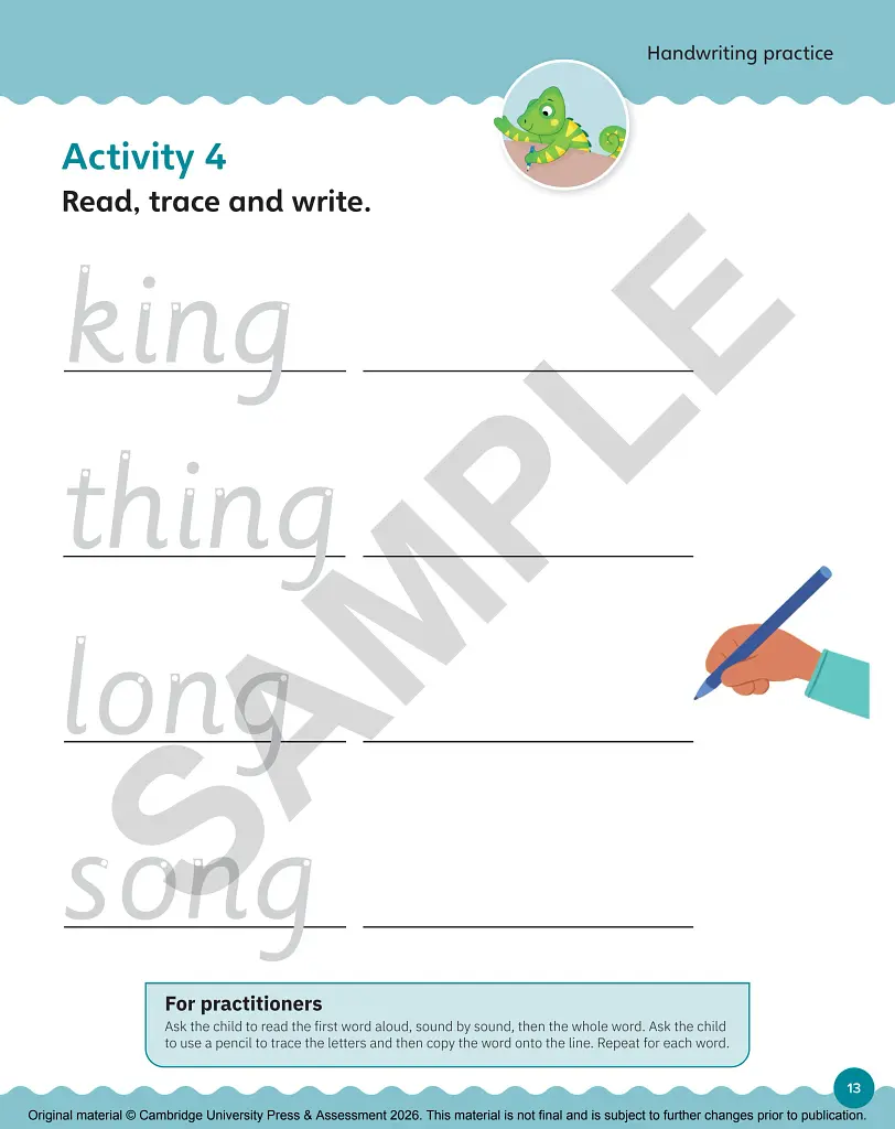 Cambridge Phonics and Handwriting Learner's Book. Step 2C - Кейт Грегсон - фото 6