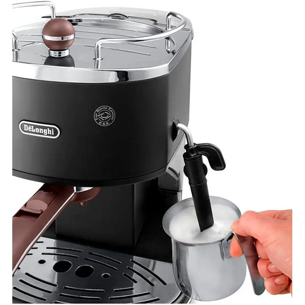 Кофеварка рожковая DeLonghi Icona Vintage ECOV 311.BK [128801] - фото 5