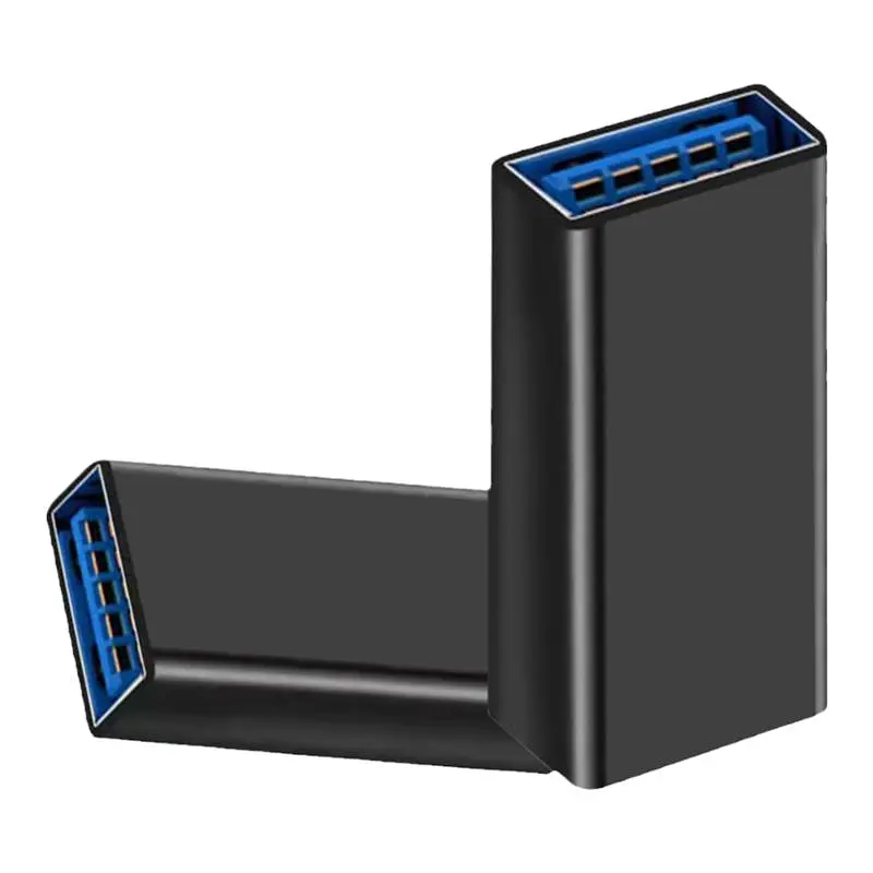 Адаптер-перехідник PWR USB-мама на USB-мама 3.0 Black (H051313) - фото 7