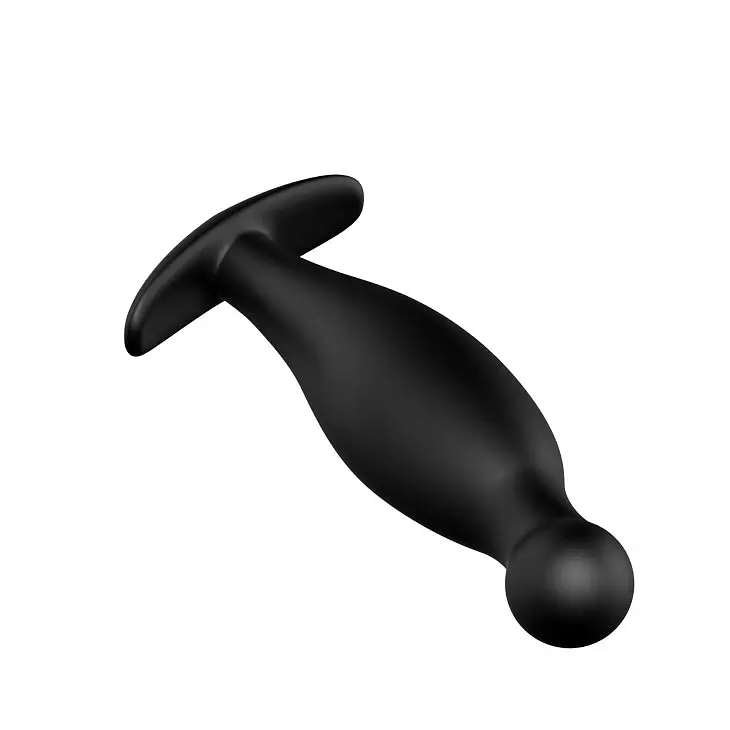 Анальна пробка Pretty Love Silicone Butt Plug Black Baile BI-040036N 88475 - фото 5