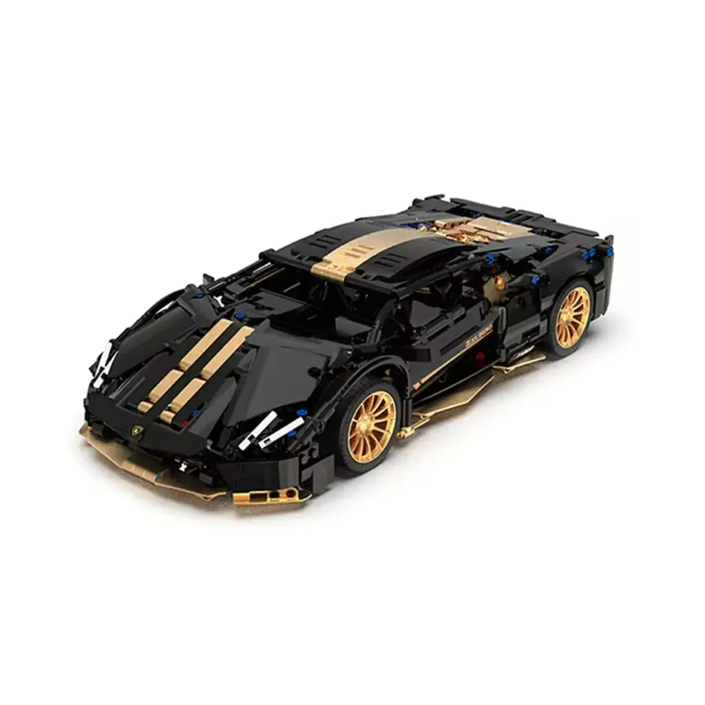 Конструктор Ramiz "Спортивный автомобиль" черный 1309 шт. - фото 2