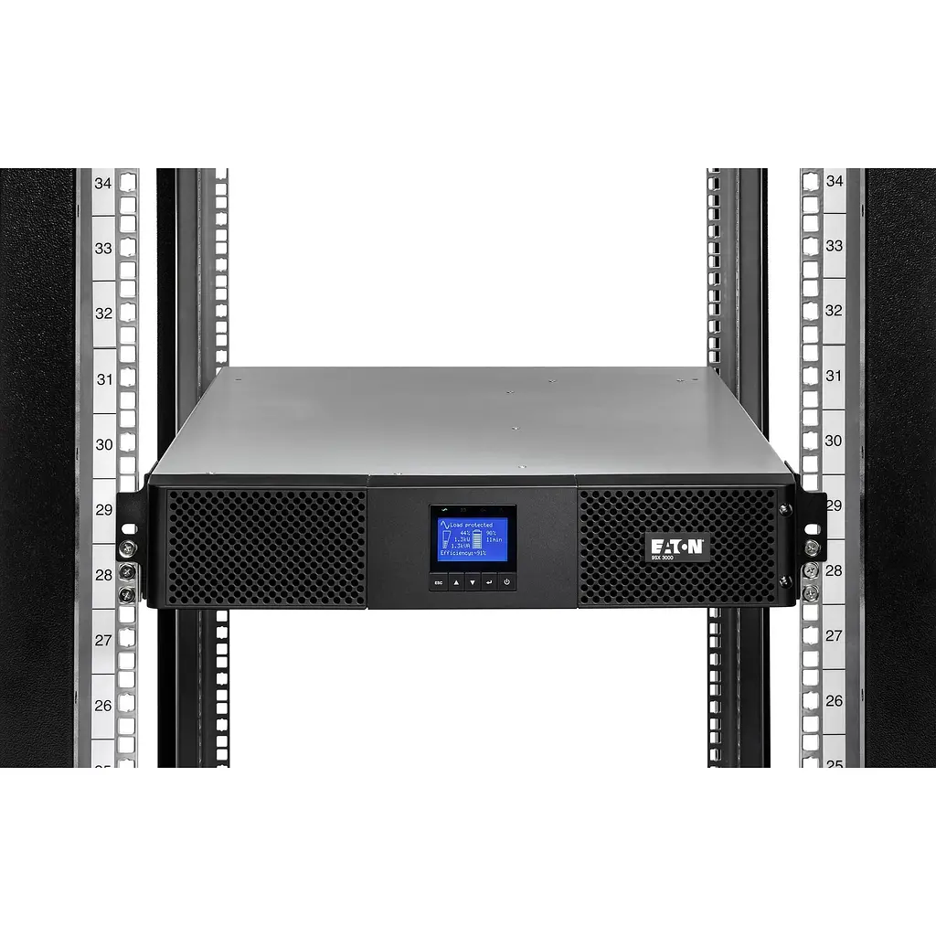 Источник бесперебойного питания Eaton 9SX, 1500VA/1350W, RM 2U, LCD, USB, RS232, 6xC13 - фото 2