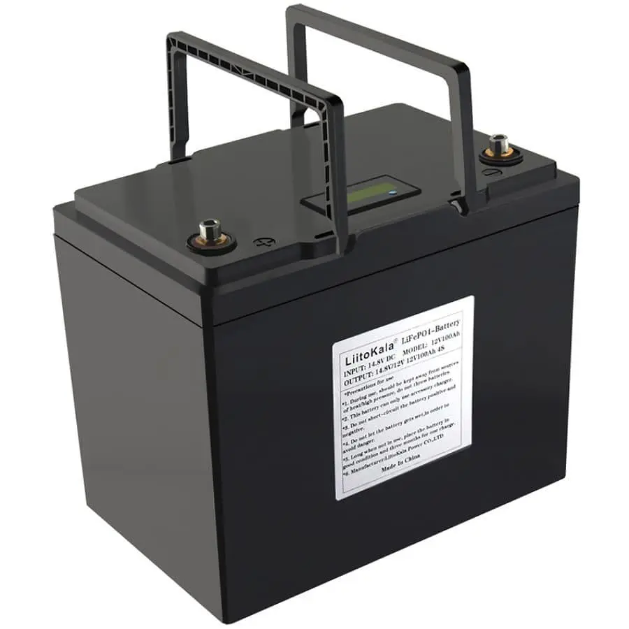 Акумуляторна батарея для ДБЖ Liitokala LiFePO4 12 V / 100 А*ч (12V 100Ah LCD) - фото 2