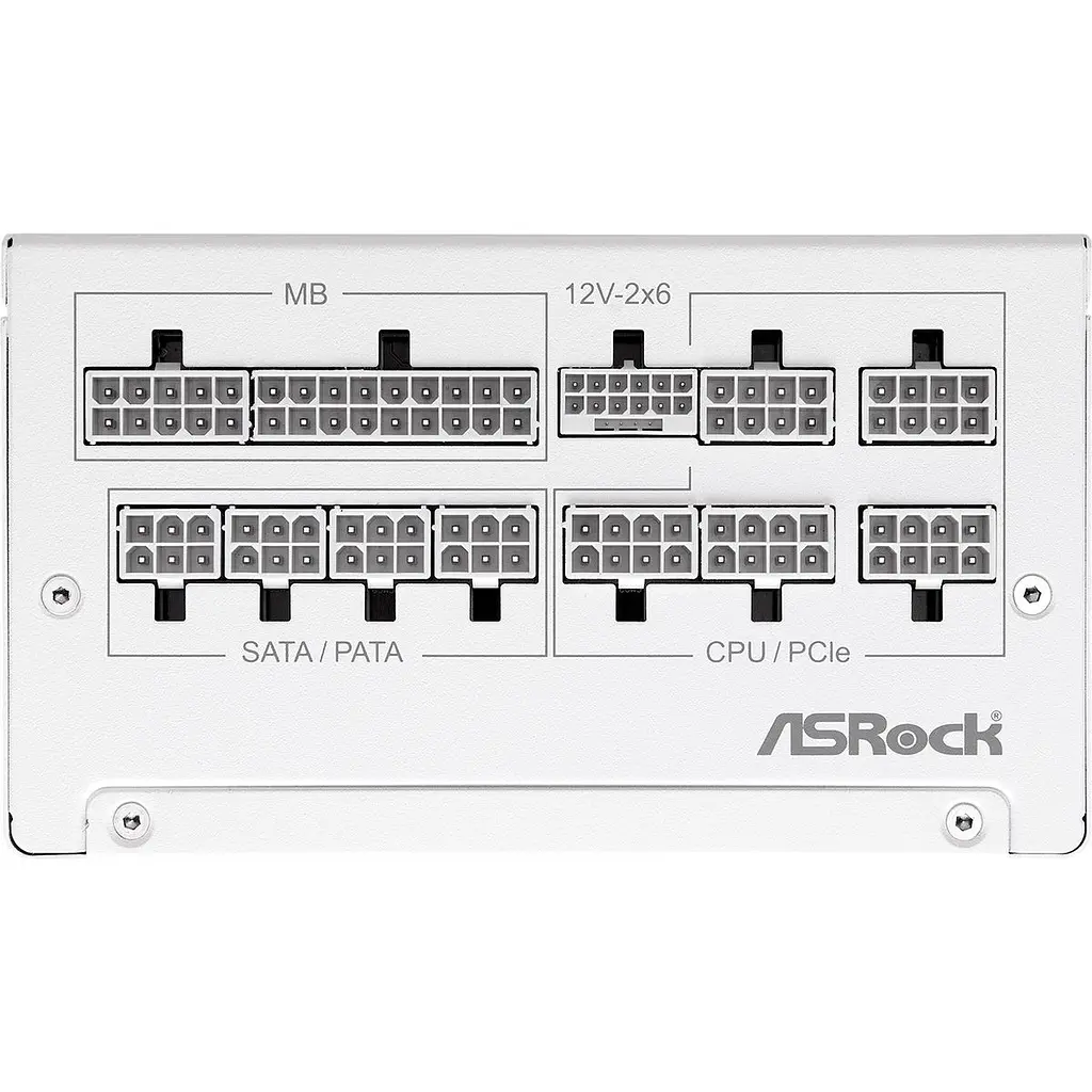 Блок живлення ASRock Steel Legend SL-850GW 850W PCIE 5.1 White [176395] - фото 3