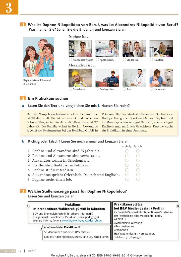 Menschen A1. Berufstrainer mit Audio-CD - фото 8