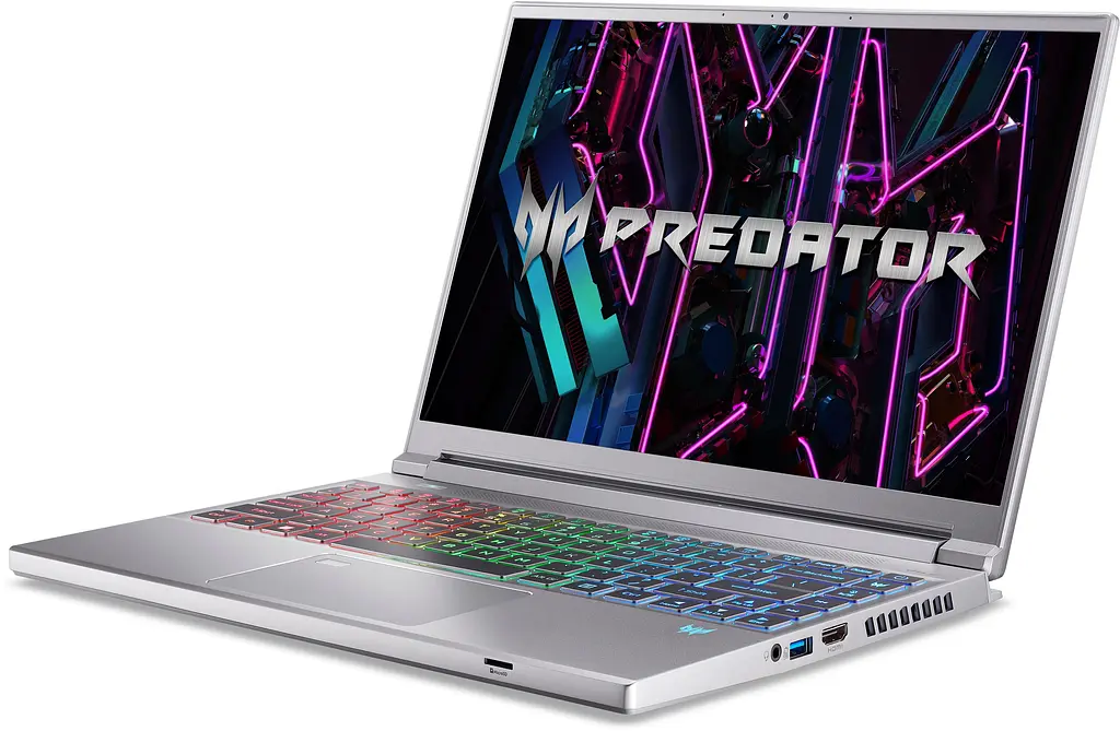 Ноутбук Acer Predator Triton 14 PT14-51 14' WQXGA miniLED, Intel i7-13700H, 32GB, F1TB, NVD4070-8, Lin, серебристый (NH.QLQEU.003) - фото 3