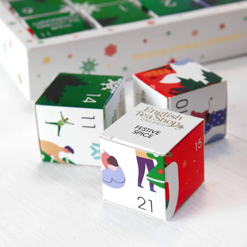Адвент-календарь English Tea Shop Green Puzzle, 50 г (25 шт. х 2 г) (874815) - фото 6
