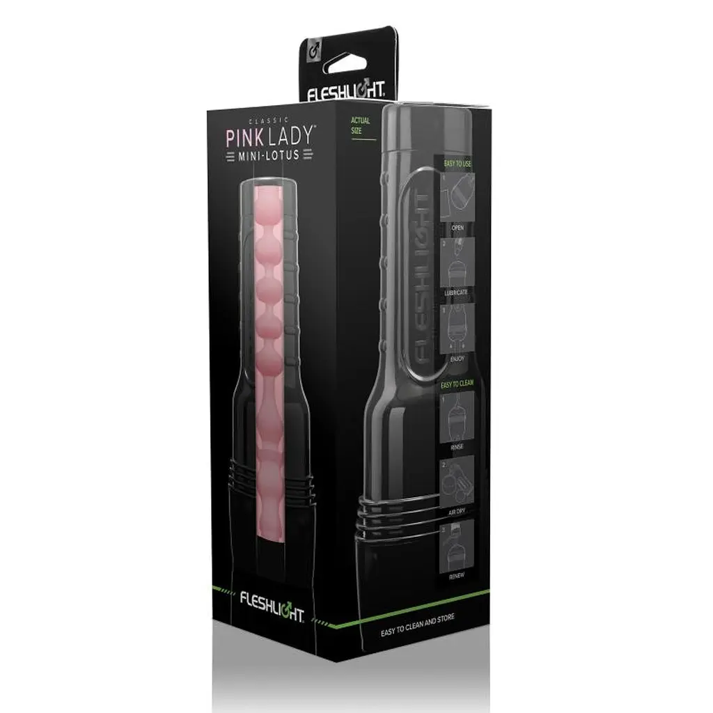 Мастурбатор Fleshlight Pink Lady Mini-Lotus рожевий - фото 2