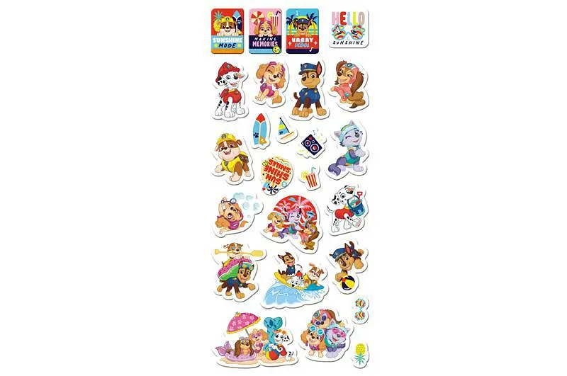 Набір об'ємних 3D наклейок Щенячий Патруль Paw Patrol для творчості та декору DoDo (200672) - фото 3