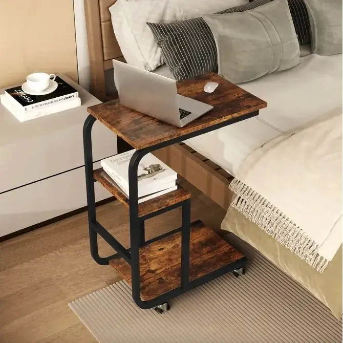 Журнальный столик приставной Costway Tavolino 2шт в стиле Loft - фото 4
