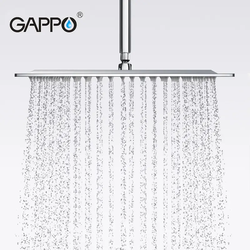 Тропічний душ Gappo G28, 200x200 мм, нержавіюча сталь, хром, Хром - фото 2