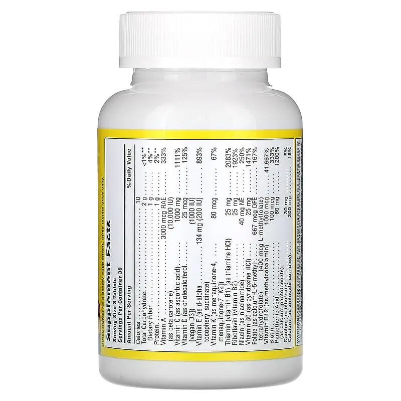 Вітамінно-мінеральний комплекс Natures Plus Source of Life Multi-Vitamin & Mineral, 90 таблеток - фото 2