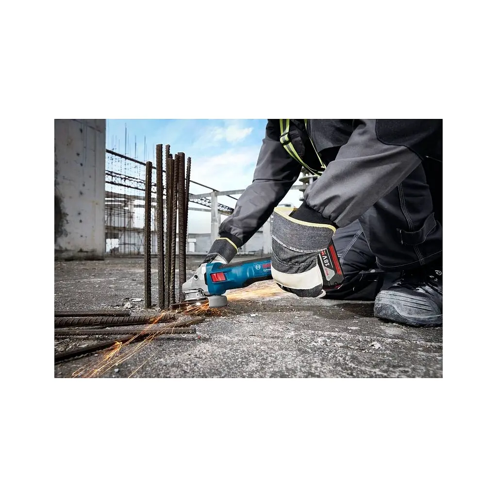 Шліфувальна машина Bosch GWS 18V-11 125мм, 18В, 2x5Ah, 0-9000об/хв, 1.7кг, кейс (0.601.9N4.103) - фото 5