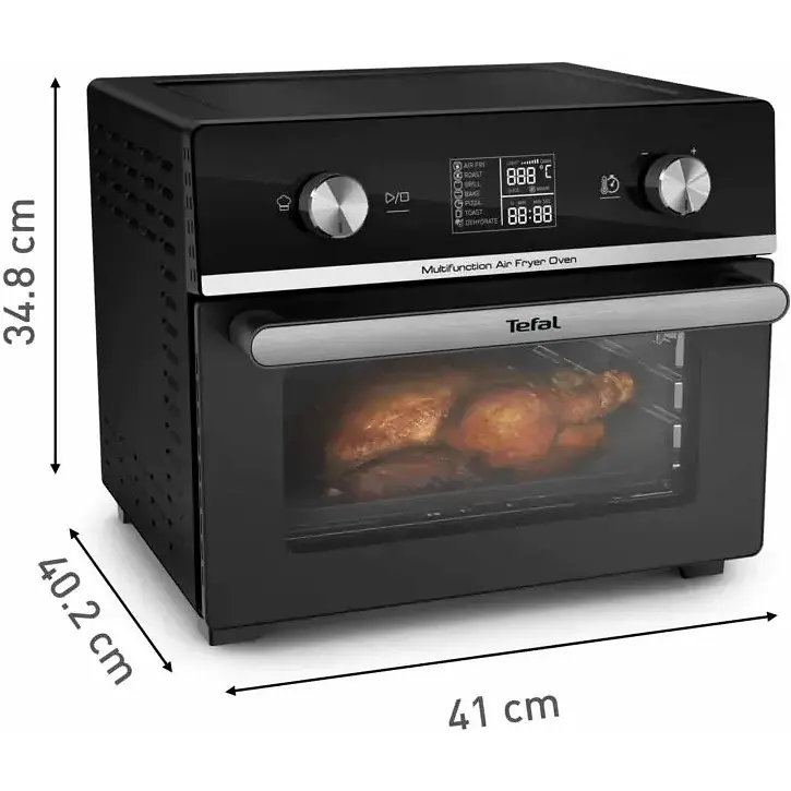Мультипіч Tefal Easy Fry Oven Multifunctional 1800 Вт чорна (FW606810) - фото 3