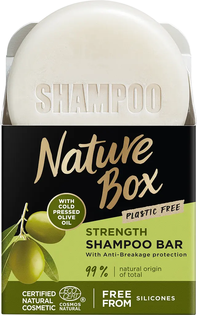 Твердый шампунь Nature Box Olive Oil, для укрепления длинных волос и противодействия ломкости, с оливковым маслом холодного отжима, 85 г - фото 2