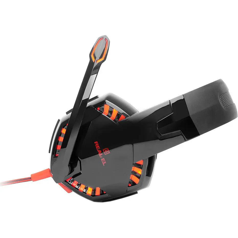 Ігрові навушники REAL-EL GDX-8100 Black/Red (EL124100055) [112568] - фото 6