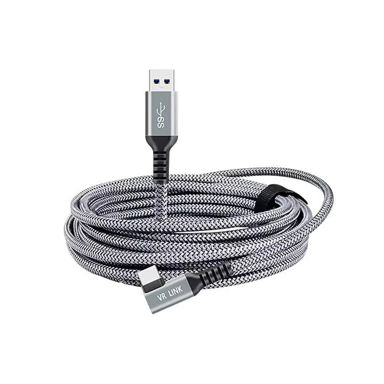 Кабель Oculus Link USB 3,2 Type-C Quest 2/3/Pro/Pico 4 7 м Сірий (AC-7mGS) - фото 3
