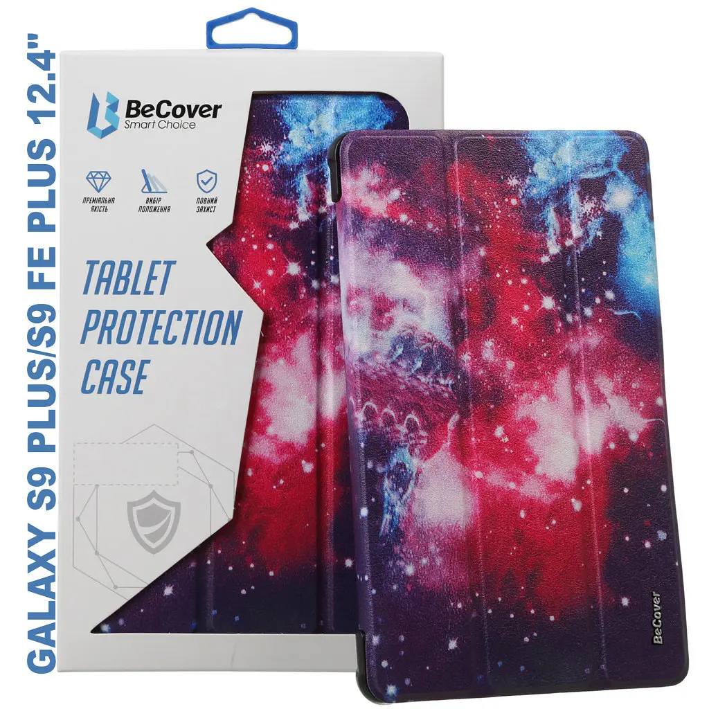 Чохол до планшета BeCover Smart Case Samsung Tab S9 Plus (SM-X810/SM-X816)/S9 FE Plus (SM-X610/SM-X616) 12.4" Space (710382) - фото 10