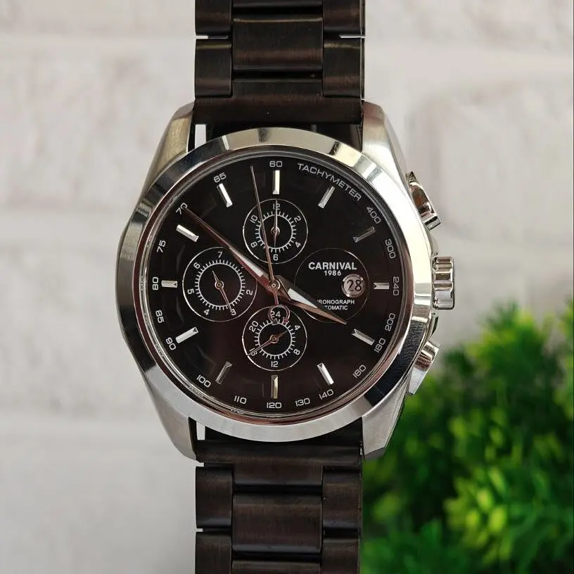 Наручний годинник чоловічий Carnival Genius Prime Silver 2 ремінці Сріблястий (3599) - фото 7