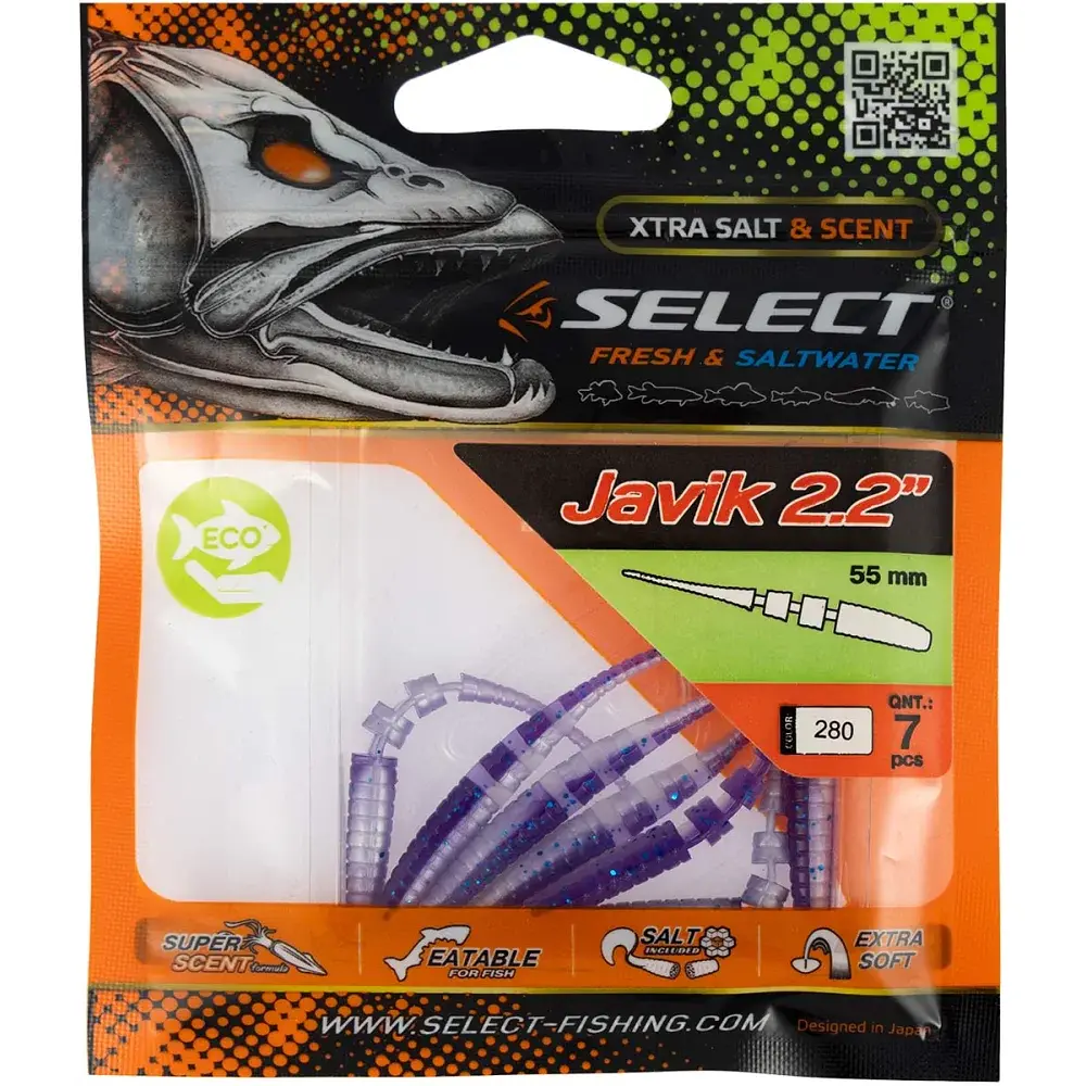 Силікон Select Javik 2.2" #280 (7 шт/уп) - фото 2