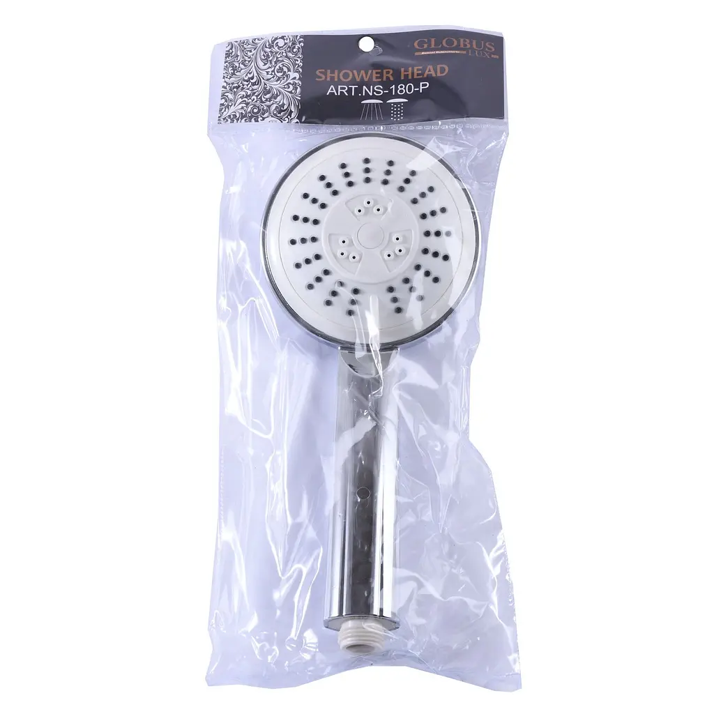Душова лійка Globus Lux grey NS-180-P 000020789, Хром - фото 2