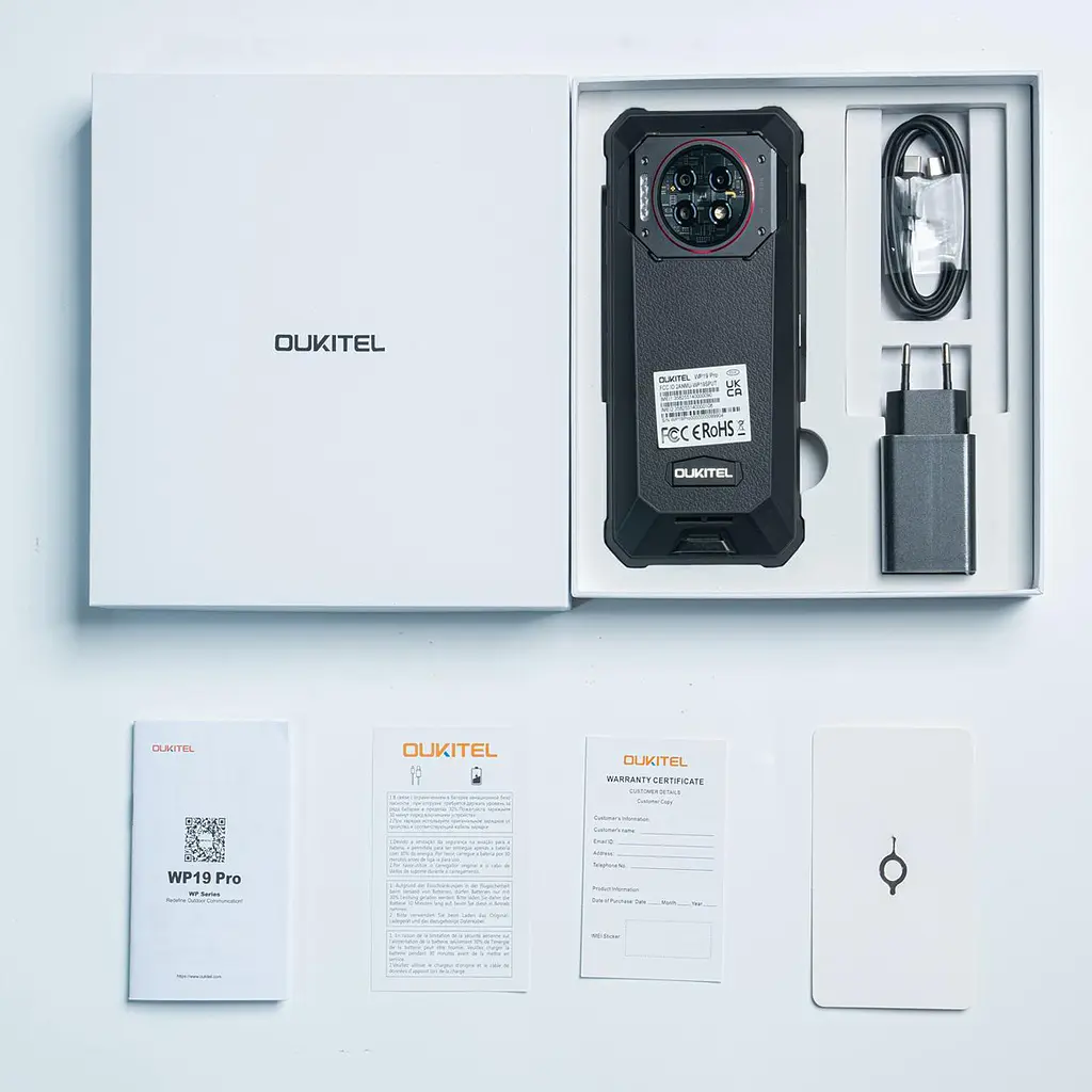 Смартфон Oulitel WP19pro 678” FHD+ /8GB/256GB/ Helio G99/22000mAh/64+20Мп/IP69K/ NFC/Black - фото 7