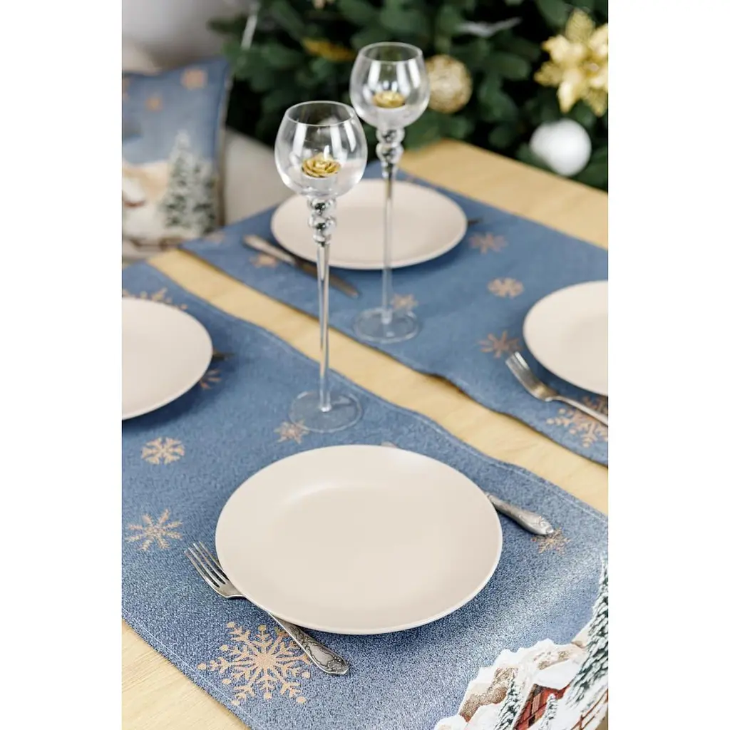 Ранер Прованс Блакитне сяйво гобеленовий 140х40 см блакитний (31373) - фото 3