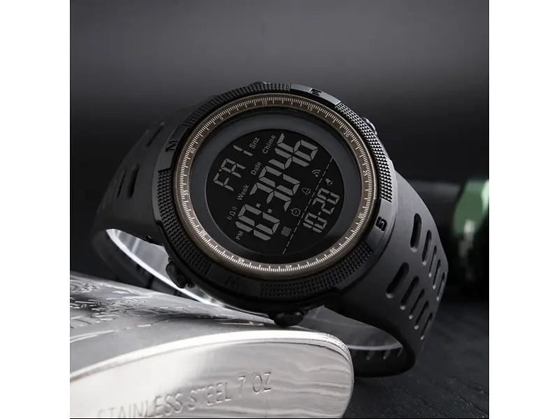 Чоловічий наручний годинник 1251BN Black-brown Skmei acs0030832 - фото 5