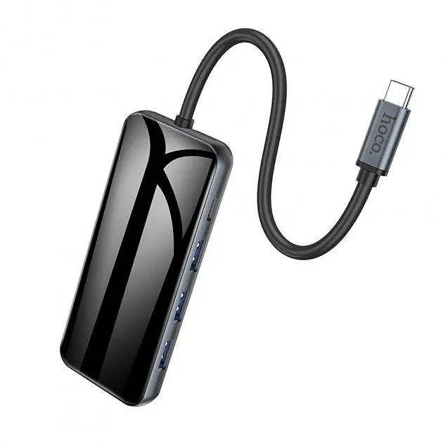USB Хаб Hoco Type-C Easy Show HB15 3 USB - фото 3