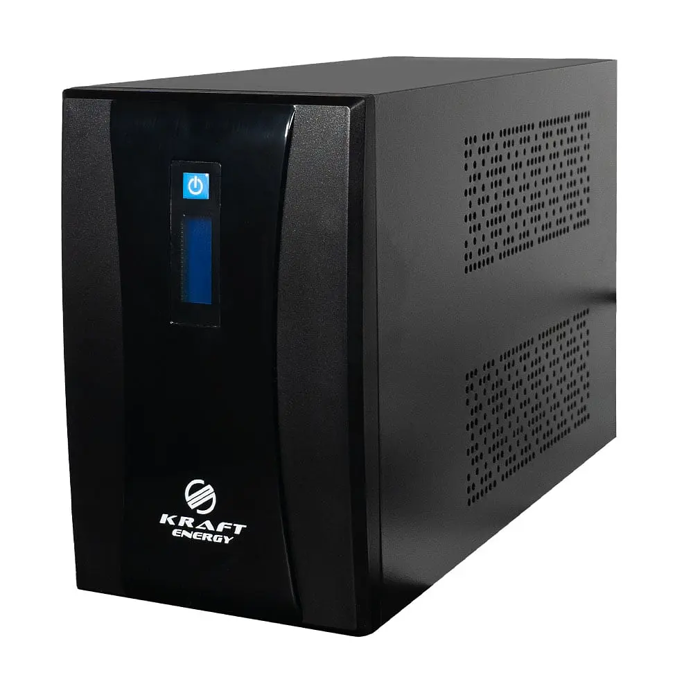 Джерело безперебійного живлення KRF-1500VA/900W(LCD) UPS Kraft (42-00003) - фото 6