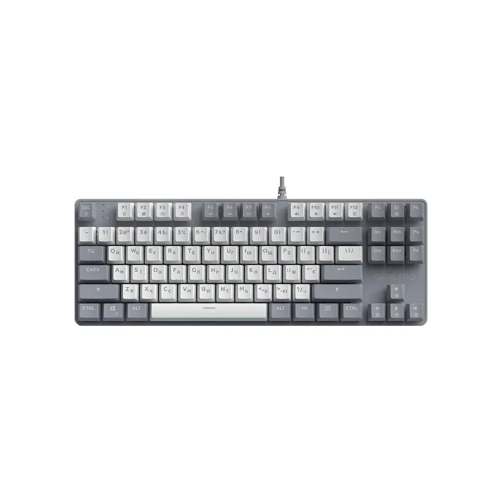 Клавіатура GamePro Genesis Metallic MK110G Outemu Red Switch USB UA Gray (MK110G) - фото 6