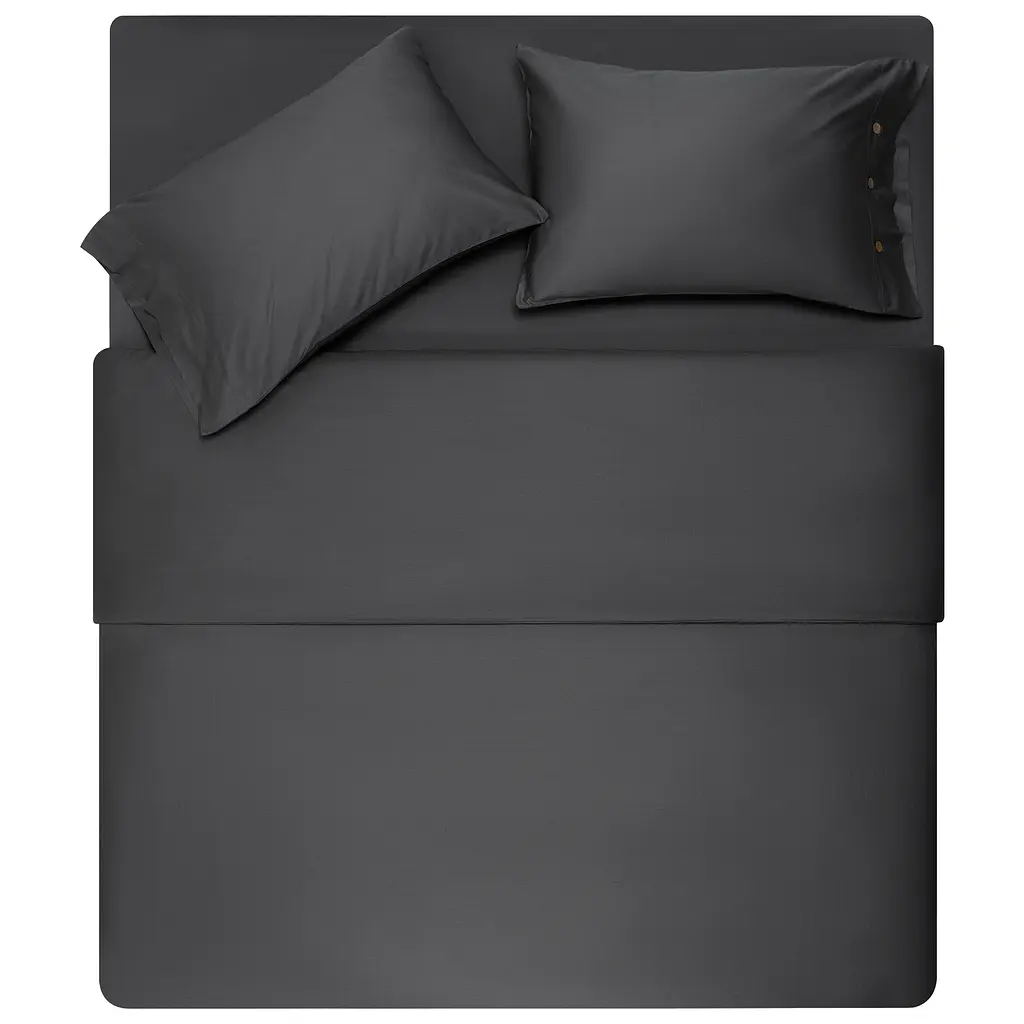 Простирадло на резинці Ardesto Mix&Match Premium, 180x200+30см, 100% бавовна, сатин, сірий (ART1820FSY) - фото 5