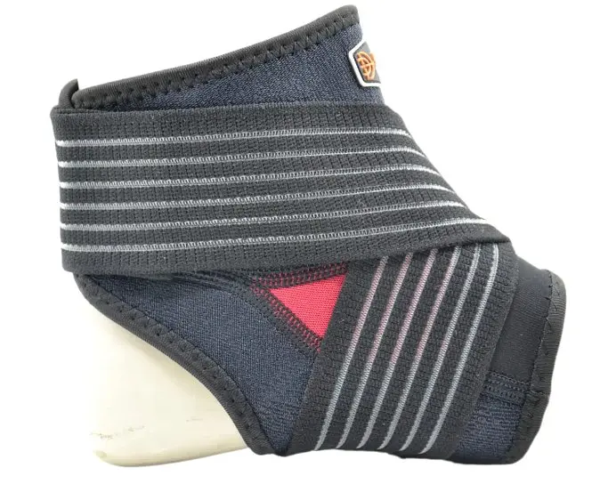 Бандаж на гомілкостоп Power System PS-6013 Neo Knee Support Black/Red M (1 шт) (PS-6013_M_Black-Red) - фото 6