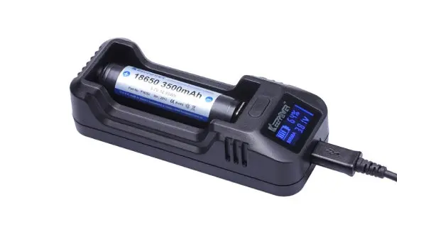 Зарядний пристрій Keeppower L1 LCD USB (1А) для акумуляторів - фото 3