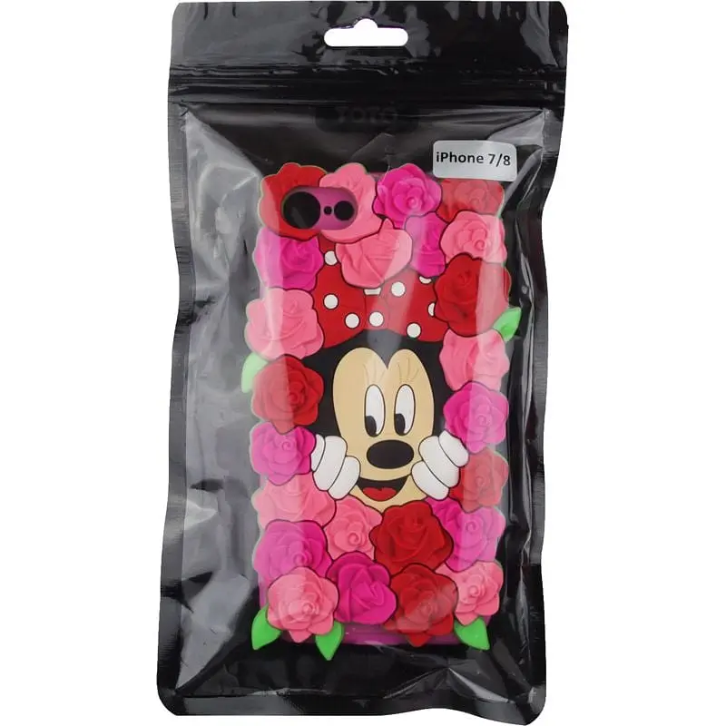 Чохол-накладка Toto TPU Fluffy Case iPhone 7/8/SE 2020 Mini Mouse Pink - фото 2