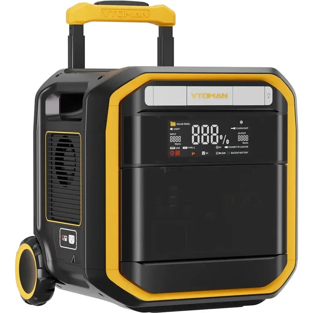 Портативна зарядна станція Vtoman FlashSpeed Pro 3600 LiFePO4, 3096 Вт/ч 3600 Вт (FlashSpeed Pro 3600) - фото 4