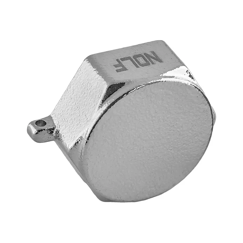 Заглушка Nolf Nfc.P10F-N-1" F нікельована NF3071 - фото 2