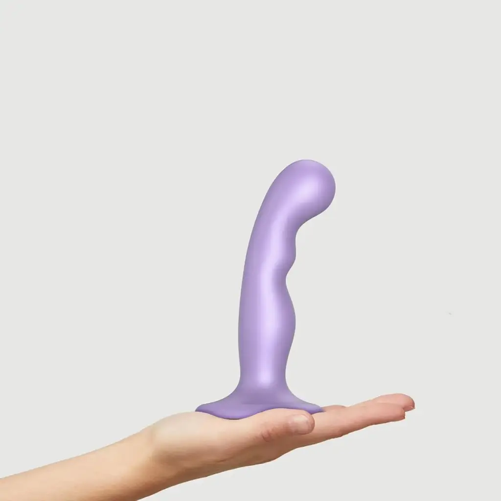 Насадка для страпону Strap-On-Me Dildo Plug P&G Lilas Metallic XXL - фото 5