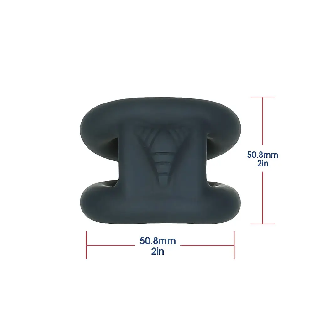 Подвійне ерекційне кільце Lux Active Tug Versatile Silicone Cock Ring, 5.8х2.8 см - фото 2