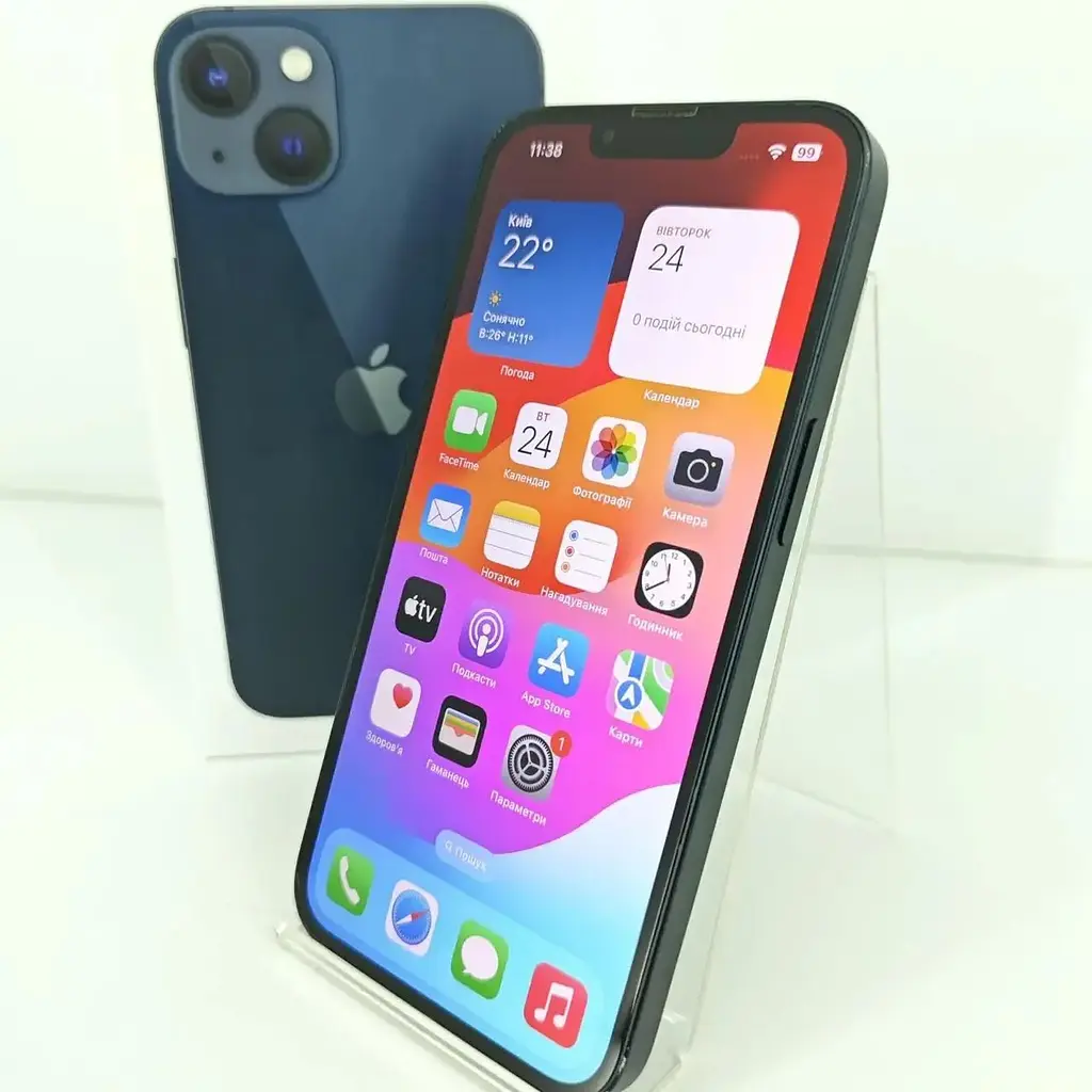 Смартфон Apple iPhone 13 128Gb Midnight A2633 (MLPF3ZD/A) (KXHV7C4PPQ) Б/У - фото 3