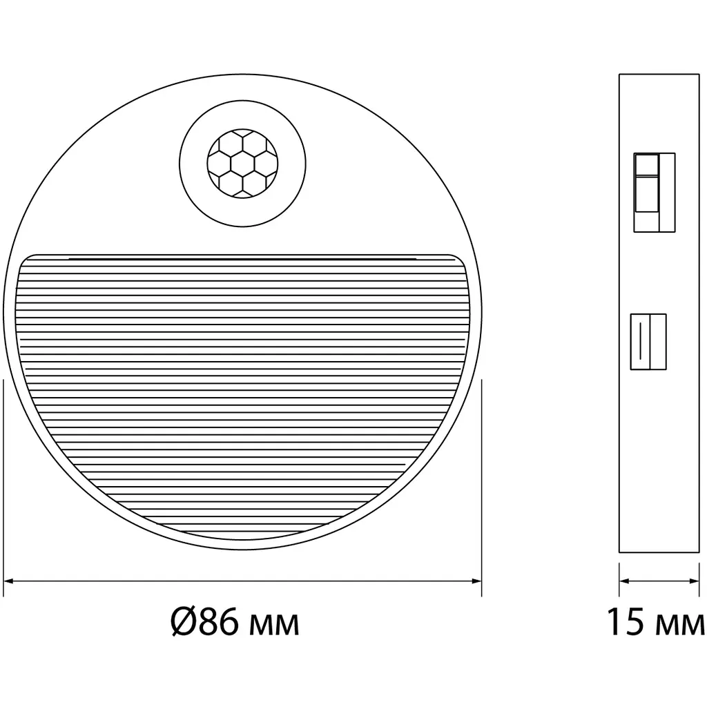 LED світильник Videx акумуляторний з датчиком руху (VL-NL105W) - фото 12