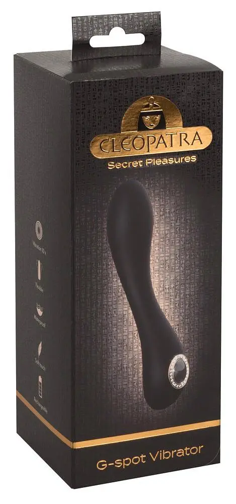 Вібратор для точки G Cleopatra G-Spot 19.7 см чорний - фото 11