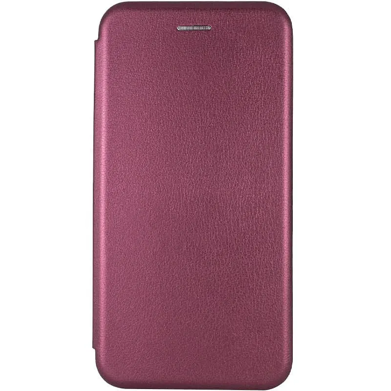 Шкіряний чохол-книжка Classy для Oppo A58 4G Бордовий