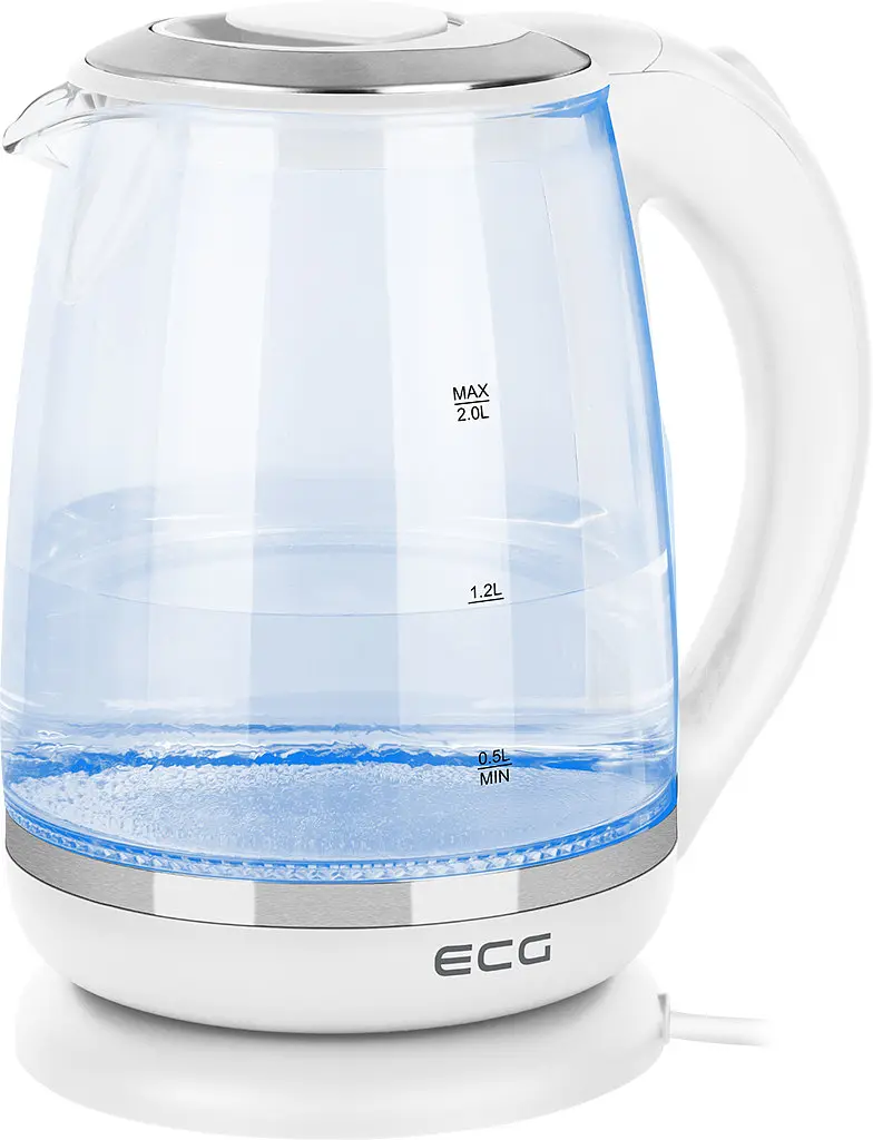 Електрочайник ECG RK 2020 White Glass - фото 9