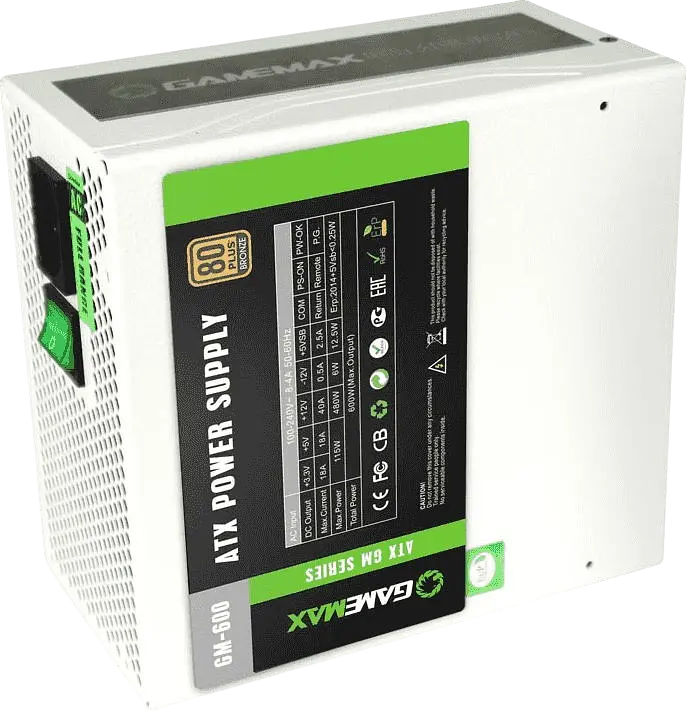 Блок питания Gamemax GM White 600W 80+ Bronze (GM-600 Modular) - фото 4